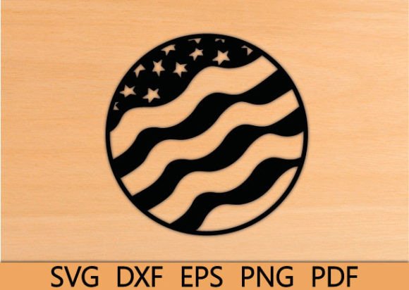 American Flag Wall Art: Graphics for Crafts & Content