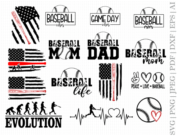 Baseball Flag Graphics for Creative Publishers