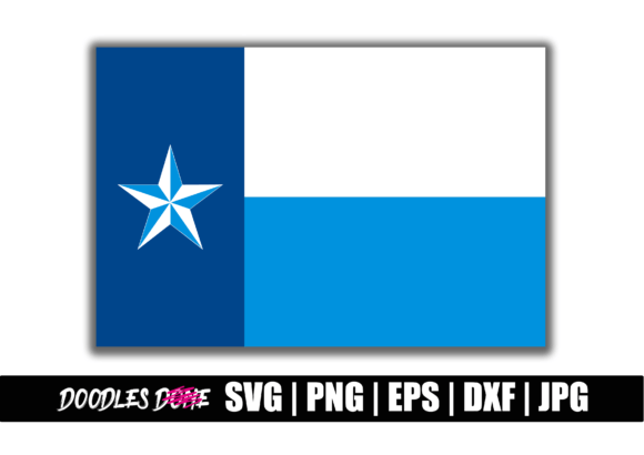 Dallas Flag Graphics for Local Crafts