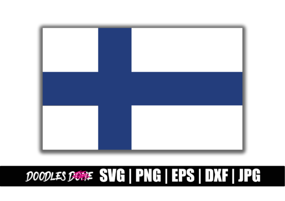 Finland Flag SVG: A Graphic Asset for Crafts and Branding