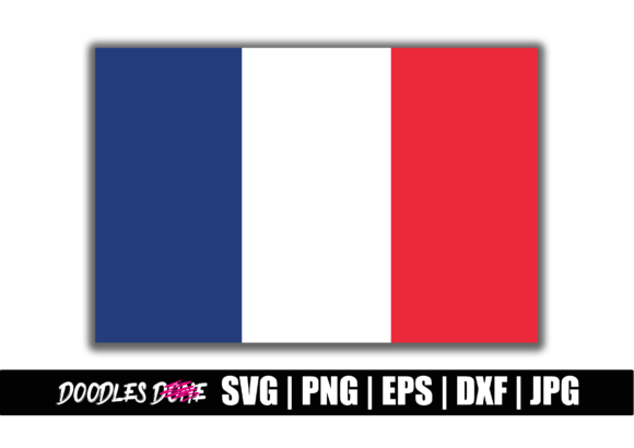 France Flag SVG: A Graphic Asset for Crafts and Branding