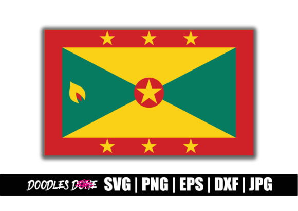 Grenada Flag SVG for Crafts and Graphics