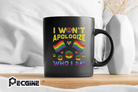 I Won’t Apologize LGBT Rainbow Flag: Graphics & Crafts Asset Review