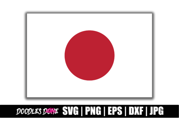 Japan Flag SVG: A Graphic Asset for Crafts and Branding