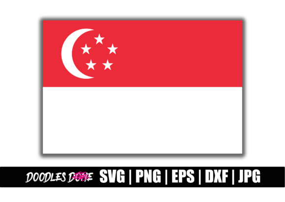 Singapore Flag SVG